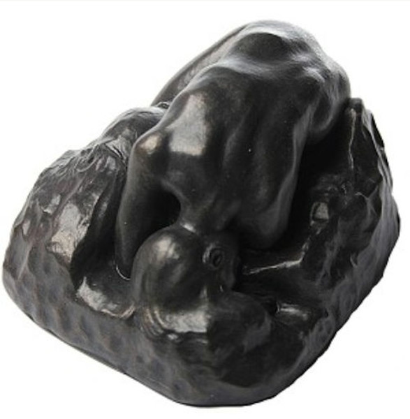 Sculpture of the mythological figure Danaid sculptor artist Rodin artwork